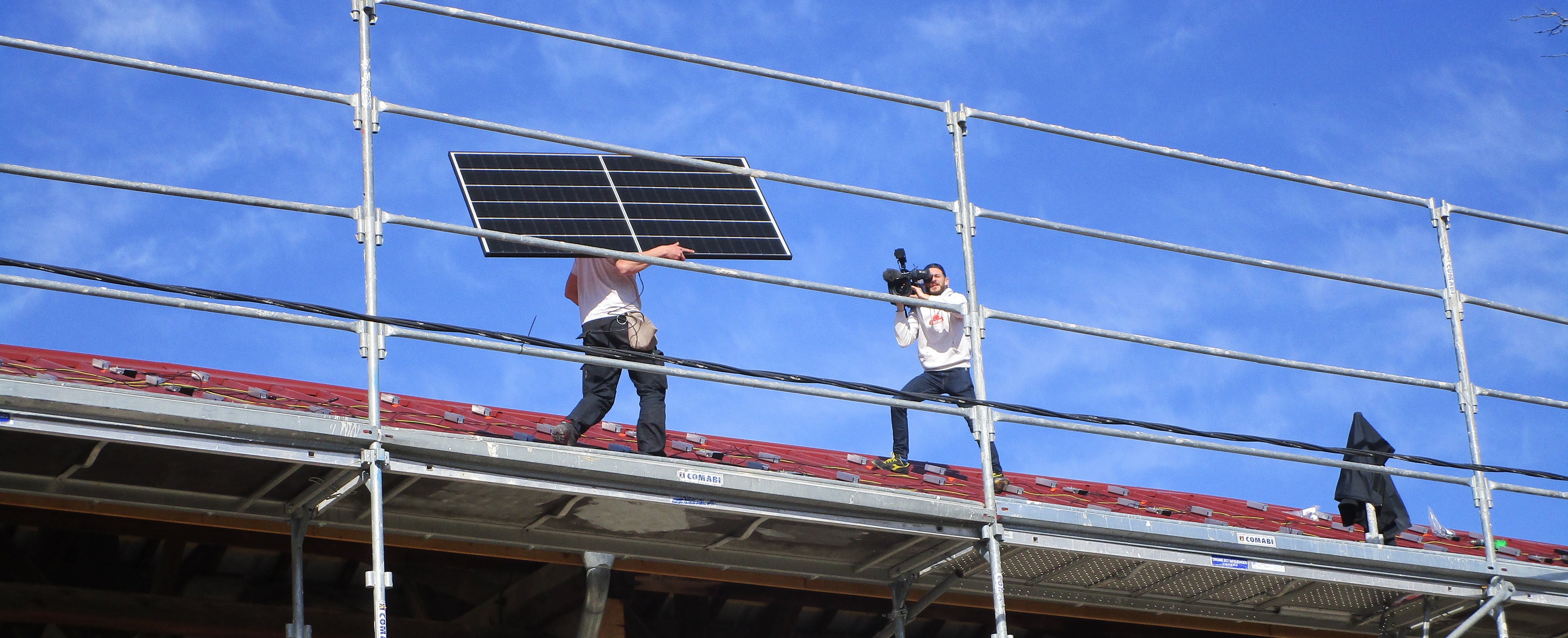 Installateurs PV sur le toit 